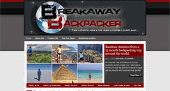 Desktop Screenshot of breakawaybackpacker.com